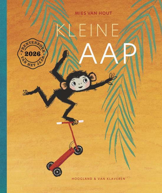 Kleine aap - mies van hout prentenboek van het jaar 2026